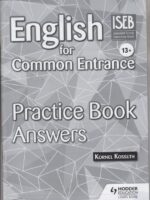 English for Common Entrance 13+ Answers