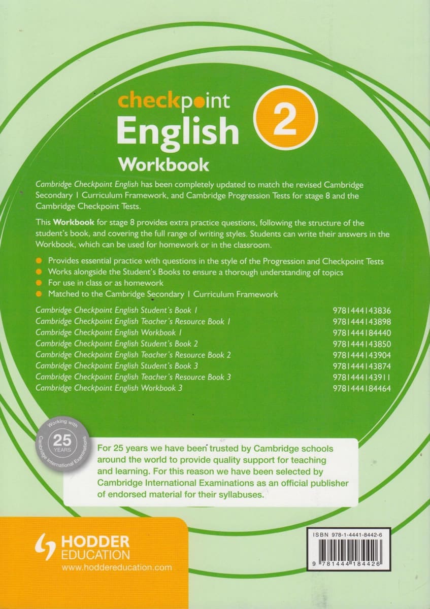 Cambridge Checkpoint English 2 Wkbk