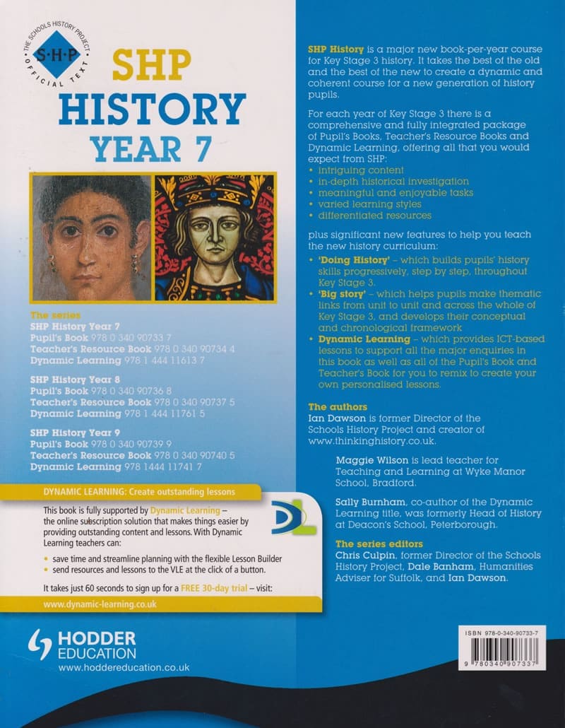 Hodder SHP History year 7