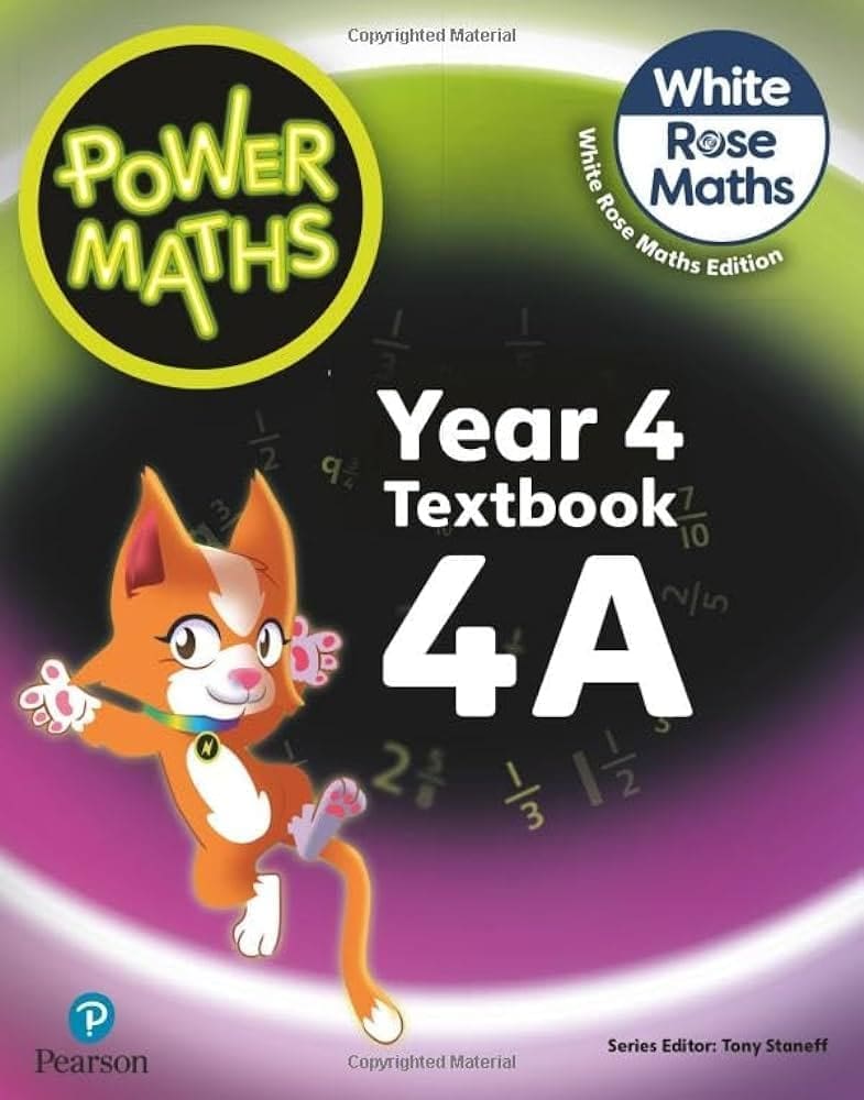 Pearson Power Maths Year 4 Textbook 4A White Rose ED