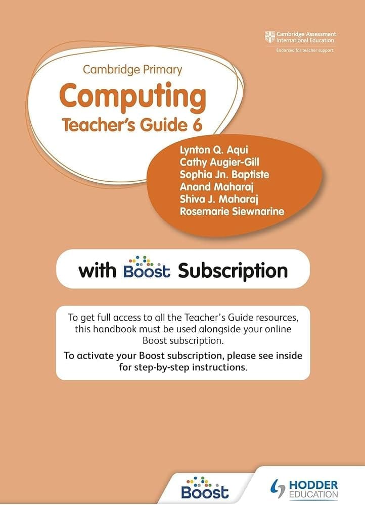 Hodder Cambridge Primary Computing Trs 6