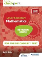 Hodder Cambridge Checkpoint Lower Sec Maths Rev Sec Test 1 2ED