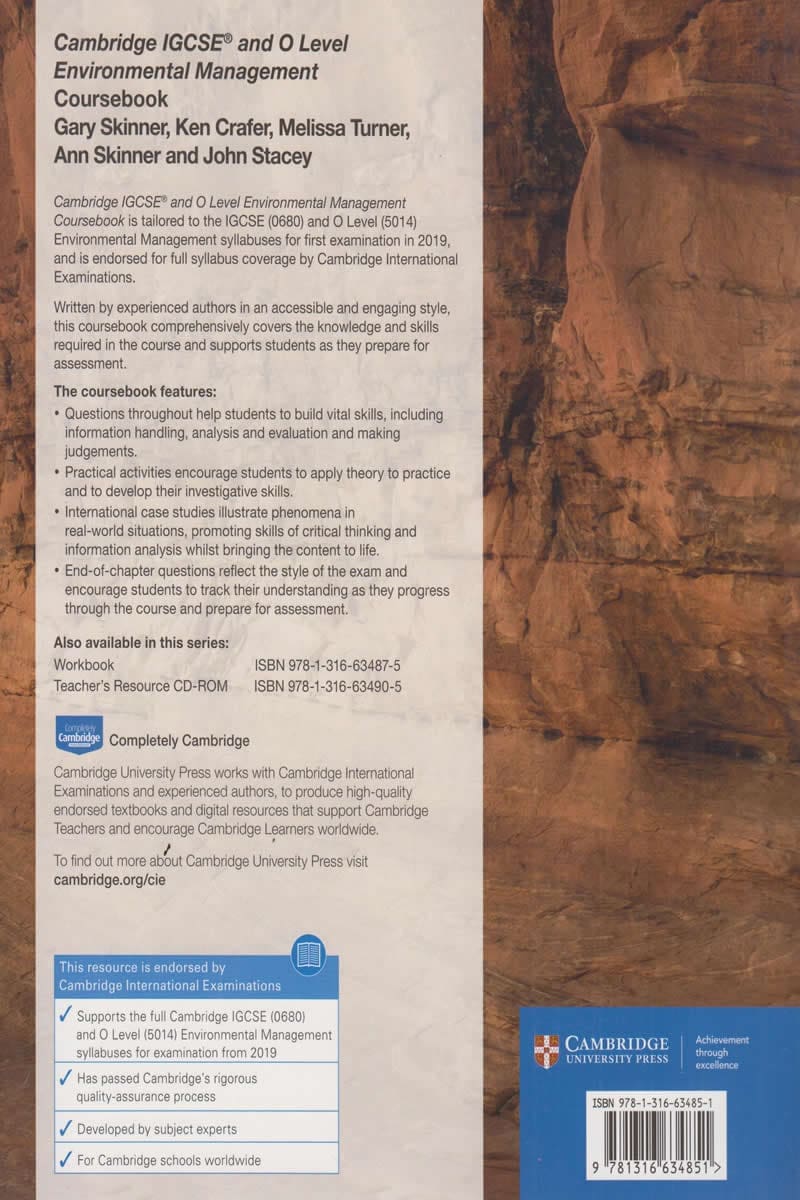 Cambridge IGCSE & O lvl Environment Coursebk (Camb)