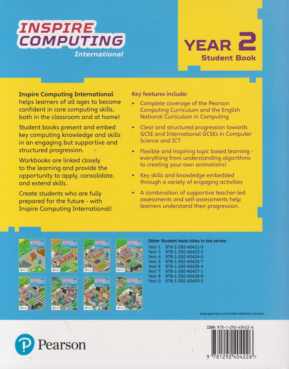 Pearson Inspire Computing Inter Year 2 Students