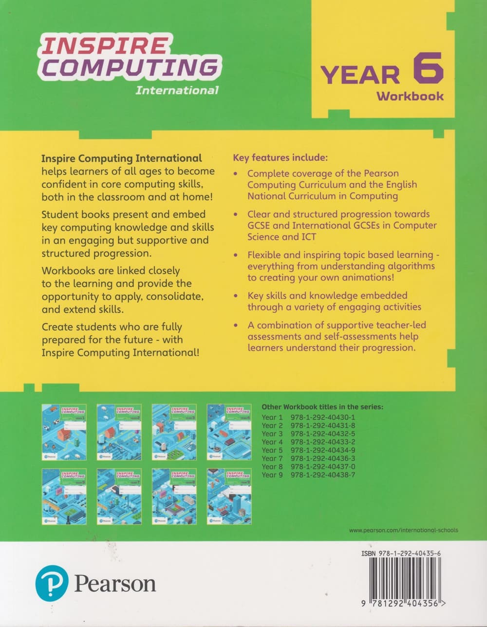 Pearson Inspire Computing Inter Year 6 Wbk