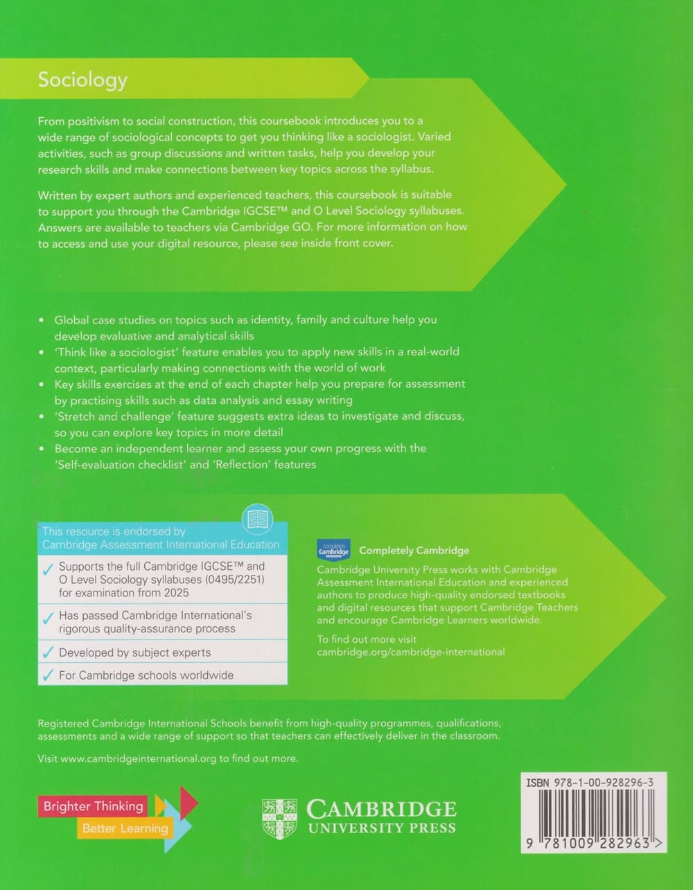 Cambridge IGCSE and O lvl Sociology Coursebk 2ED